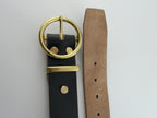 Full Circle Belt in Oak Bark Bridle - British Racing Green