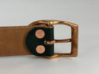 Copper Horseshoe Belt - Oak Bark Racing Green