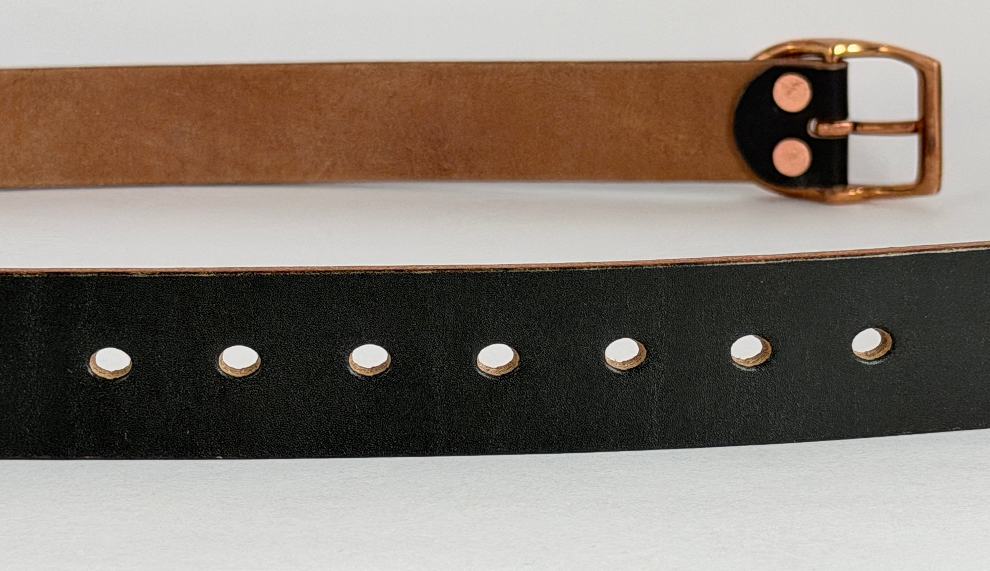 Copper Horseshoe Belt - Oak Bark Racing Green