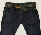 Copper Horseshoe Belt - Oak Bark Racing Green